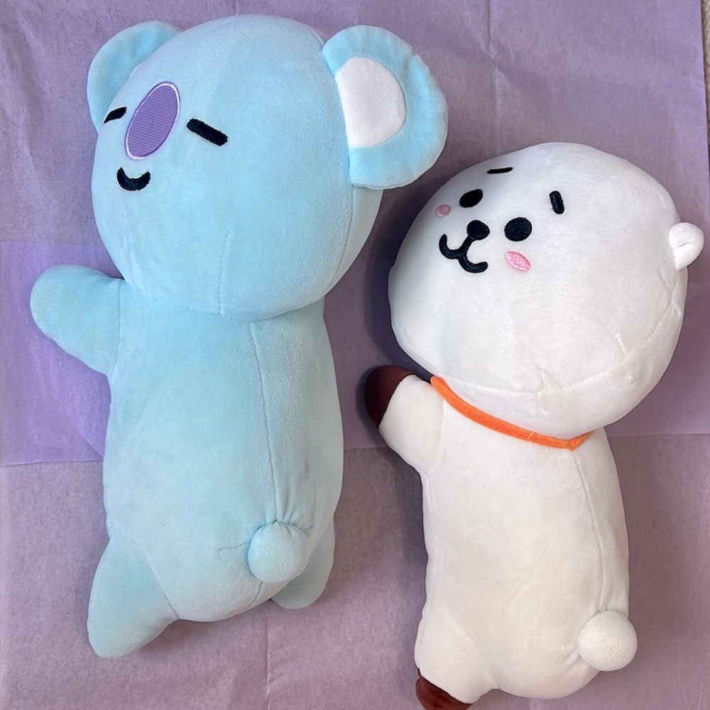 AVAILABLE - BT21 Koya and RJ Plush